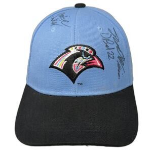 BWM Global Toyota Telemundo Super Caliente Signed Baseball Cap Blue One Size hat